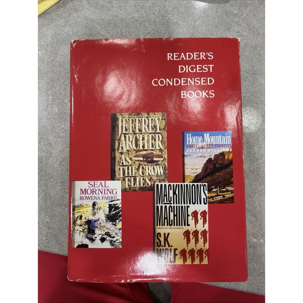 Readers Digest Condensed Book Volume 4 1991